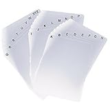 DiscSox 24 CD Pro Dividers Blank/Alphabetical - 24DIVCP by DISC SOX