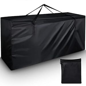 JOSPL Auflagentasche für Gartenmöbelkissen (122x40x55cm)