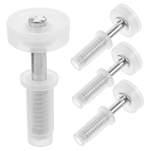 Mipcase 4pcs Door Pivot Hinges Stainless Steel Hardware for Double Folding Closet Doors Durable and Easy Installation Prevents Sagging Supports Heavy Use