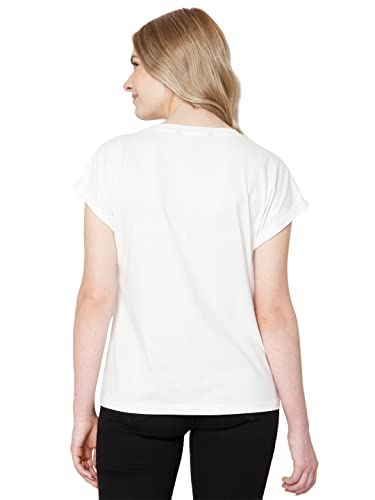Image of VERO MODA Women's Cotton Regular Fit T-Shirt