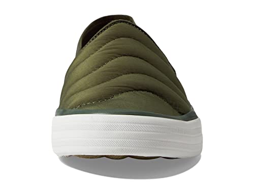 Image of Keds Womens Double Decker Canvas Slip On Sneakers Shoes Casual - Black