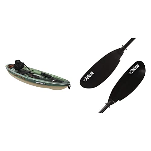 Pelican Sentinel 100X Angler Fishing Kayak + Pelican Poseidon Paddle 89 in