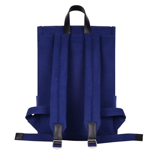 Image of Svenklas Hagen Backpack - 20 L Organic Cotton Italian Leather 16 inch Inch Laptop Bag For Men and Women