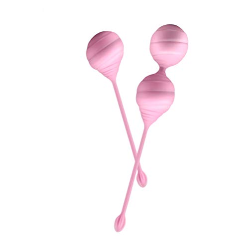 Bola de exercícios de Kegel SUPVOX peso vaginal Geisha esferas de reparo (rosa)