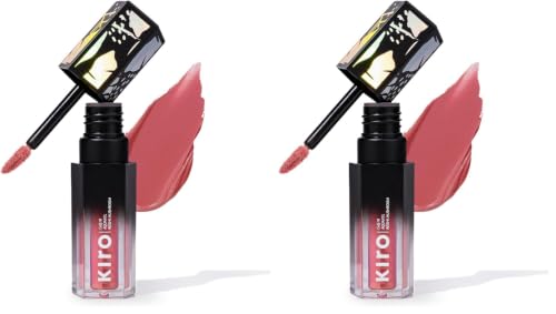 Image of Kiro Velvet Souffle Soft Matte Liquid Lipstick - Terra Rose, 5ml | Hydrating, Weightless Mousse Texture | High-Pigment, Long-Lasting Matte Finish (Pack of 2)