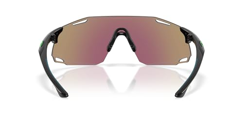 Oakley OO9513D CYBR Dyno Sunglasses, Polished Black/Prizm Sapphire, 39 mm4
