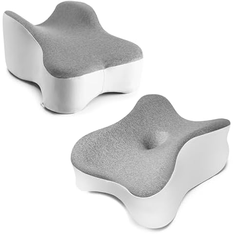 anzhixiu Strong Mid Support Knee Pillow&Long Knee Pillow(2 Counts) Cover