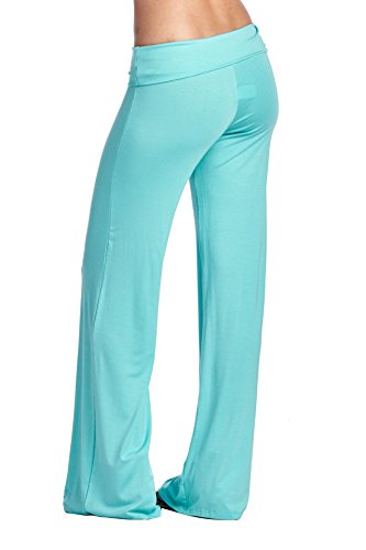 Stylish Palazzo Pants - Made in USA, Mint - Large