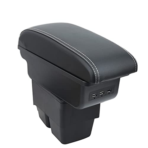 Installazione: È sufficiente installare il bracciolo nei fori di montaggio originali dell'auto; tutti gli accessori necessari per l'installazione sono inclusi, per un'installazione facile e solida.