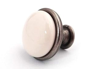 SO-TECH Kari Porzellan Möbelknopf cremefarbig