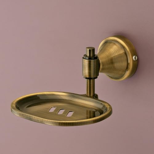 Image of Plantex (Primax) 304 Grade Stainless Steel Soap Holder Stand for Bathroom and Wash Basin Bathroom Accessories - Niko (Antique)