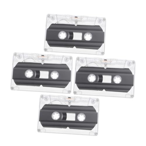 Housoutil Cassette Tape Blank 30 Min Recording Time Audio Cassette Tape Cases Wall Decor Accessory