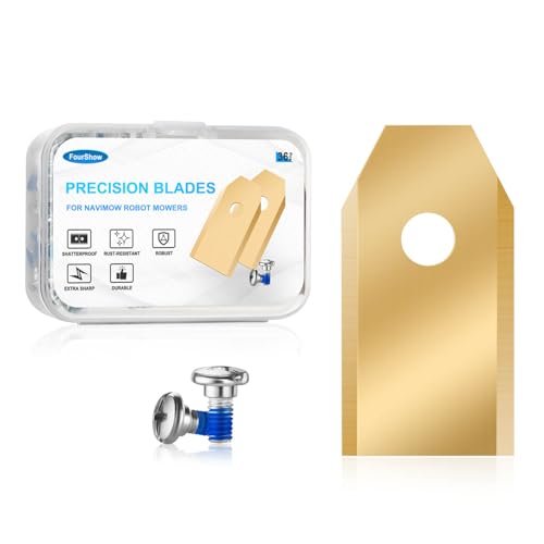Set di 36 lame compatibili con tutte le serie Navimow i105e, i110e, H1500e, H3000e, X315e, X330e, Lame per tosaerba Robot, viti con vernice di sicurezza