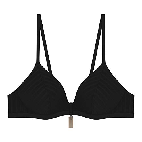 Cherry Beach Mujer Long Beach Parte Superior de Bikini Not Applicable, Negro, 90 C