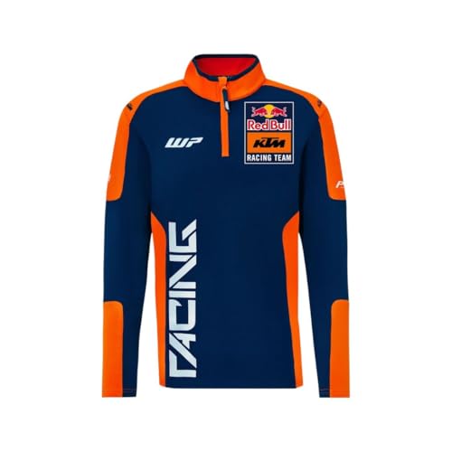 KTM Sudadera réplica del equipo con media cremallera, marino, X-Large