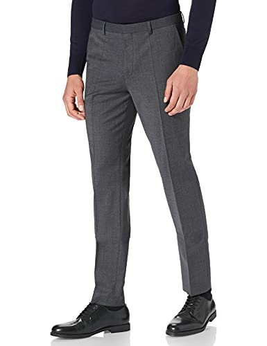Pantalons HUGO HestenM204X coupe ajustée gris foncé taille 52