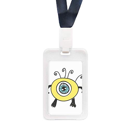 Étui pour carte Universe And Alien Cyclope jaune transparent anti-rayures