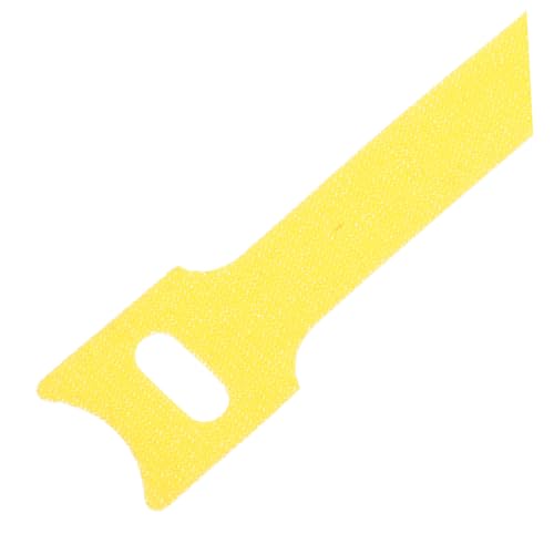 100pcs Reusable Hook and Loop Cable Ties Charging Cable Organizer Heavy Duty Cord Straps for Home and Office Management Yellow 12x300mm miniatura 3