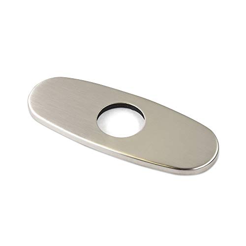 Plaque couvercle protection Luxier DKPL-7B robinet cuisine évier 4 pouces