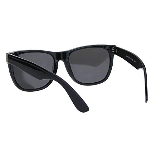 SA106 Mens Mod Rectangular Hipster Horn Rim Plastic Sunglasses4