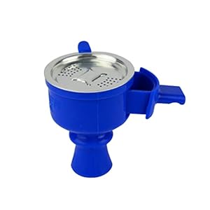 Glider Hookah Bowl Set Silicone Shisha Bowl with Two Flavour Drawer for Shisha Hookah Easy Replace Charcoal Fast Cleaning – Blue