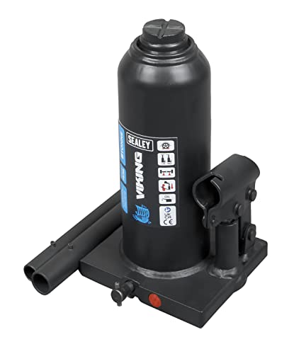 Sealey 8 Tonne Bottle Jack - PBJ8S, Black