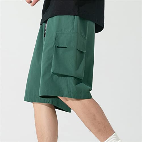 Short cargo homme léger pantalon court d'été décontracté et ample - 4