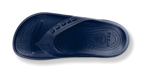 Image of crocs Unisex Baya Navy Flip Flops Thong Sandals - M9W11