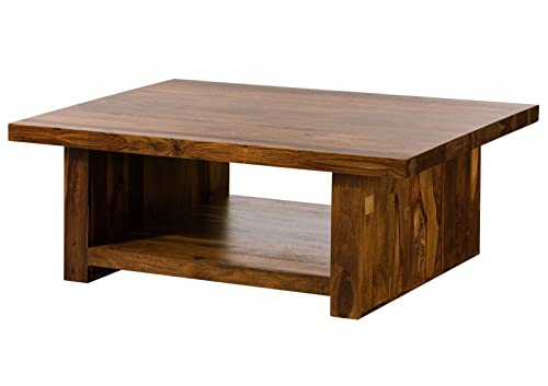 Table Basse 120x85cm - Bois Massif de Palissandre laqué - Duke #119