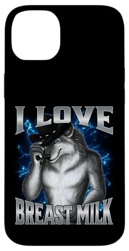 I Love Breast Milk スマホケース iPhone 14 Plus 用