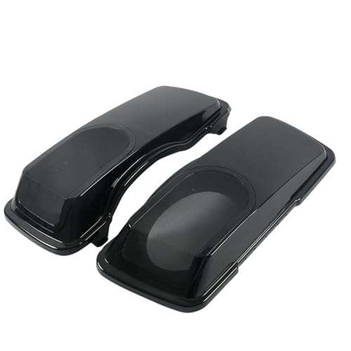 Vivid Black Hard Saddlebag 6x9 Speaker Lids Para Harley Touring Road King Electra Street Glide CVO Ultra Classic 1994-2013 miniatura 3