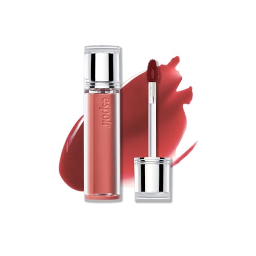 Espoir Couture Lip Tint Glaze #10 Under Mauve | Volumizing Lip Stain with Juicy Texture, Long-Lasting &amp; Vibrant Colors, Moisturizing &amp; Hydrating, Glossy Formula, Vegan, Korean Makeup, 0.14 oz