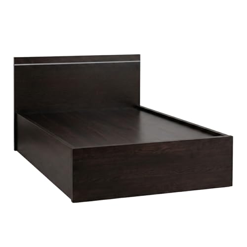Image of DELITE KOM Jazz Single Bed (Flowery Wenge, with Box)