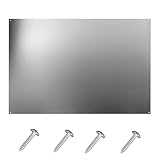 zsttion Stainless Steel Backsplash ，24 x 30Inch Range Hood Stove Backsplash for Kitchen Wall，Stainless Steel Sheet Four Pre Drilled Holes for Easy Installation (1)