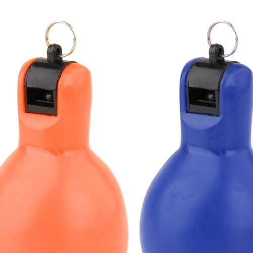 2 Silbatos Deportivos Portátiles a Presión en PVC miniatura 3