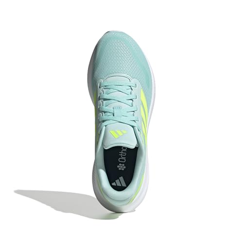 adidas Damen Runfalcon 5 Running Shoes Laufschuhe, semi Flash Aqua/Lucid Lemon/core Black, 39 1/3 EU
