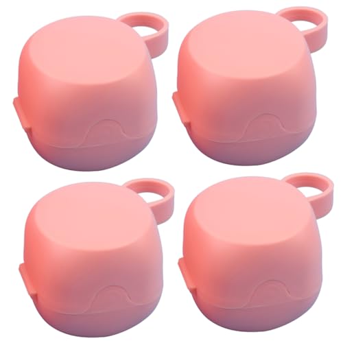 Kisangel Infant Box 4pcs Pacifier Cases Sealed Storage Box Portable for Home Travel