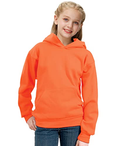 Remimi Unisex Kids Halloween Hoodie with Kangaroo Pocket Solid Color Sweatshirt for Boy Girl 5-14 Years4