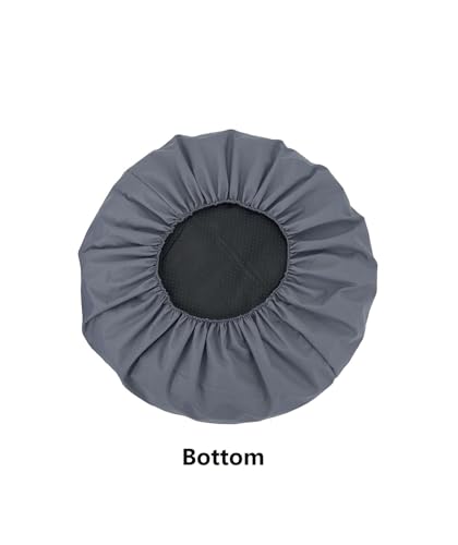 Eechicspace Waterproof Round Dog Bed Cover Replacement Washable Grey 36 Inch thumb #3