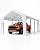 GarveeLife 20'x 10'x 11' Windproof Carport Top Replacement Cover Grey Heavy-Duty Garage Top Tent Shelter Tarp Waterproof & UV Protected (Top Cover ONLY, Frame Not Included) White