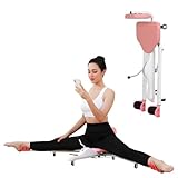 Washranp Split Machine, Leg Stretcher Machine Stretching Machine for Ballet, Yoga, Dance, Gymnastics Training Equipment Home Yoga Gym Fitness Improve Flexibility and Quality of Stretching Pink 2