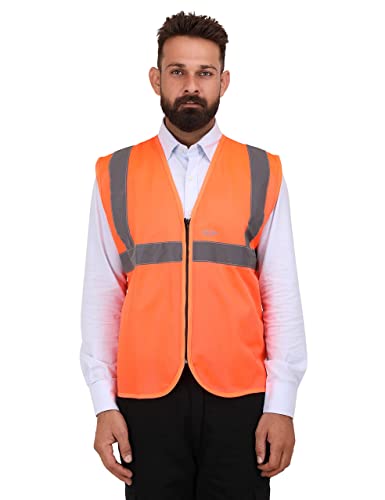 CLUB TWENTY ONE Workwear Reflective Safety Vest, High Visibi...