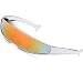 Produktbild SHEEN KELLY Futuristisch Zyklop Sonnenbrille für Cosplay Schmale Zyklopen Erwachsene Party Wrap Gläser Spiegel
