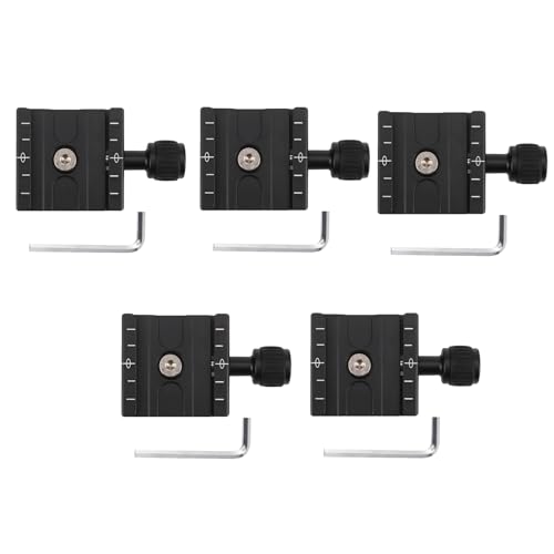 Pince QR 50mm en aluminium pour éviter le jeu sur rotule de trépied