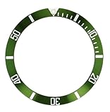 BEZEL INSERT COMPATIBLE WITH SEIKO SKX031 SKX033 J+K 7S26-0040 - 100M WATCH GREEN