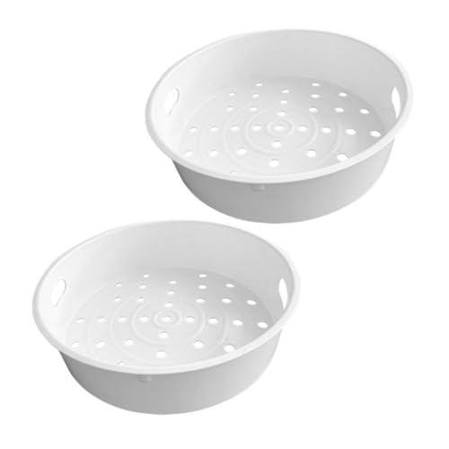 2 Piezas Cesta de Vapor para Olla Arrocera de Soporte Plástico Resistente y Reutilizable para Cocinar al Vapor Carnes Verduras y Mariscos Casa o Restaurante