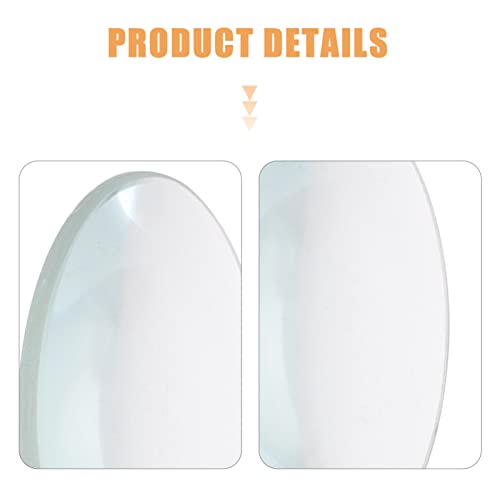 Image of ULTECHNOVO Double Convex Optical Glass Lens 1.18In Diameter 50mm Focal Length - Polished Optical Glass Ground Edges - for Physics Education Scientific Laboratory Experiments for Students & Teachers