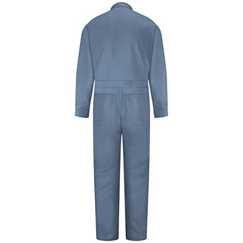 Red Kap Men's Red Kap® Men's Snap-Front Cotton Coverall Snap Front Cotton Coverall, Oversized Fit, Long Sleeve