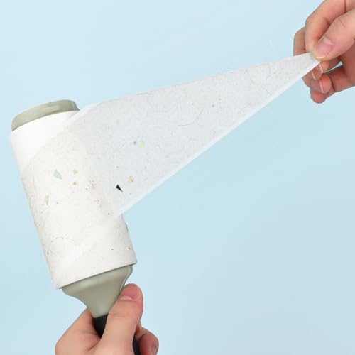 Image of 4.5 inch Lint Roller Refills Only for Spotty Jumbo Extra Sticky Adhesive Lint Roller Pet Cat & Dog Removal for Clothes and Furniture, Pack of 5 Refills, 300 Sheets Total