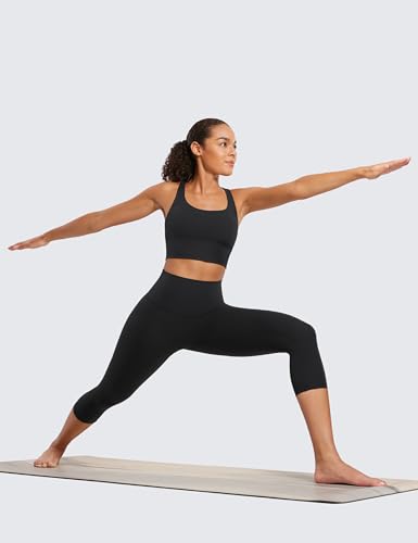 CRZ YOGA Womens Butterluxe High Waisted Lounge Leggings 19 Inches - Workout Buttery Soft Capris Yoga Pants4